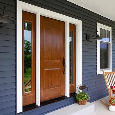 Wood Entry Doors Replacement Topeka KS